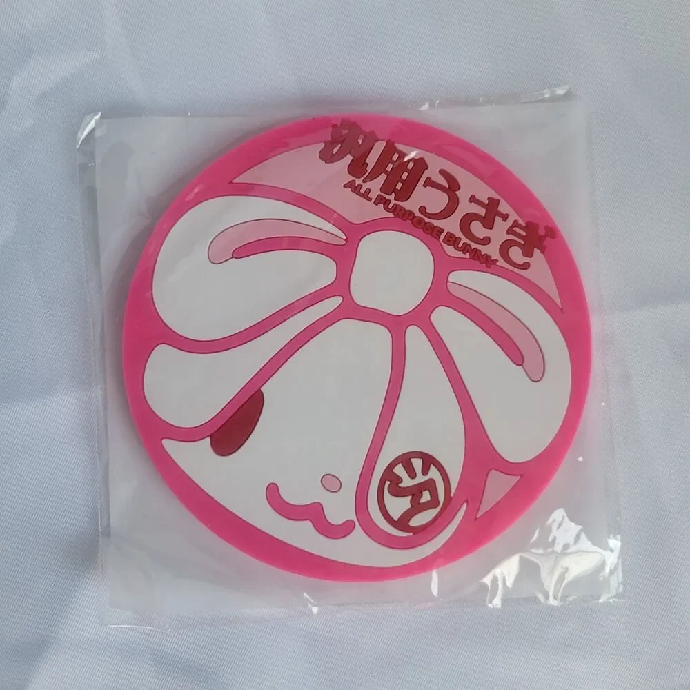 All Purpose Bunny Coaster Pink